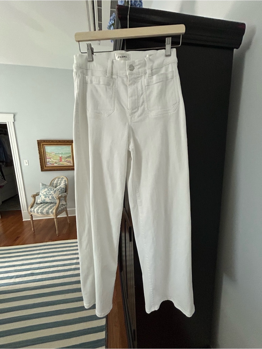 Frame Le Slim Plazzo White Size 28